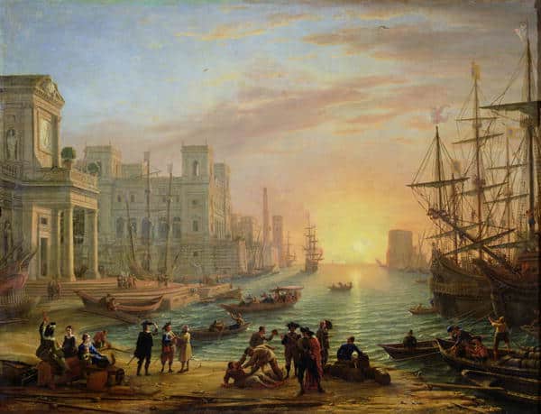 Puerto marítimo al atardecer – Claude Lorrain Claude Lorrain 2024-09-20 2