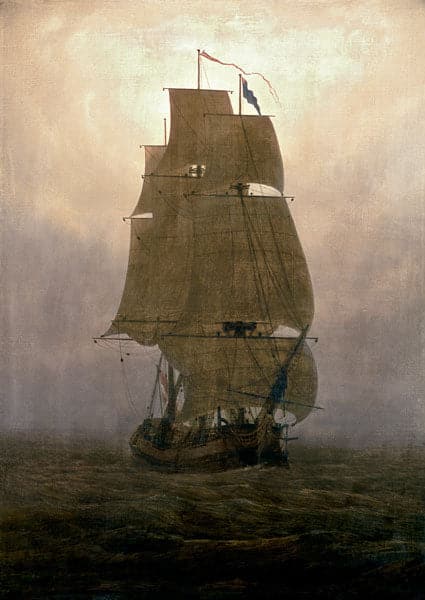 Barco de vela en la niebla – Caspar David Friedrich Caspar David Friedrich 2024-09-20