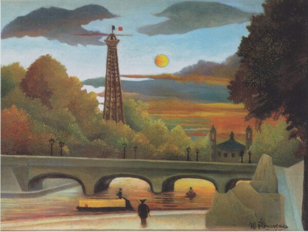 Seine y Torre Eiffel al atardecer – Henri Rousseau Henri Rousseau 2024-11-21