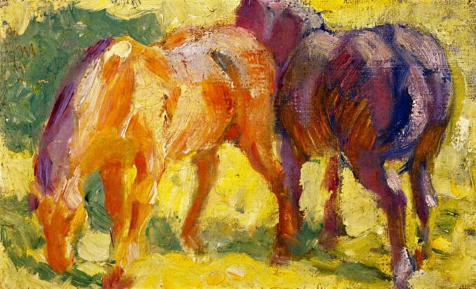 Pequeña imagen de un caballo – Franz Marc Franz Marc 2024-09-19