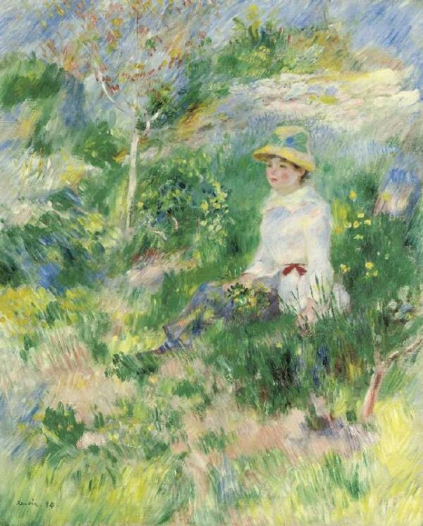 Verano, joven mujer en un prado florecido – Pierre-Auguste Renoir Pierre-Auguste Renoir 2024-11-21