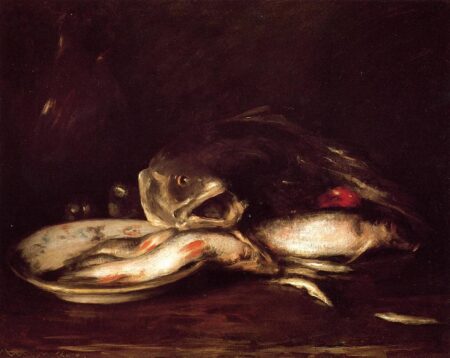 Bodegón con peces – William Merritt Chase William Merritt Chase 2024-12-27