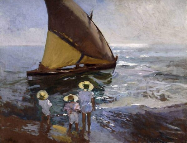 En la playa de Valencia – Sorolla Joaquín Sorolla 2024-11-21