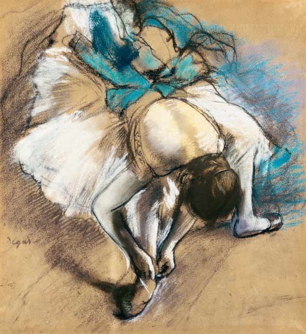 Bailarín atando zapatillas de ballet – Edgar Degas Edgar Degas 2024-09-20 2