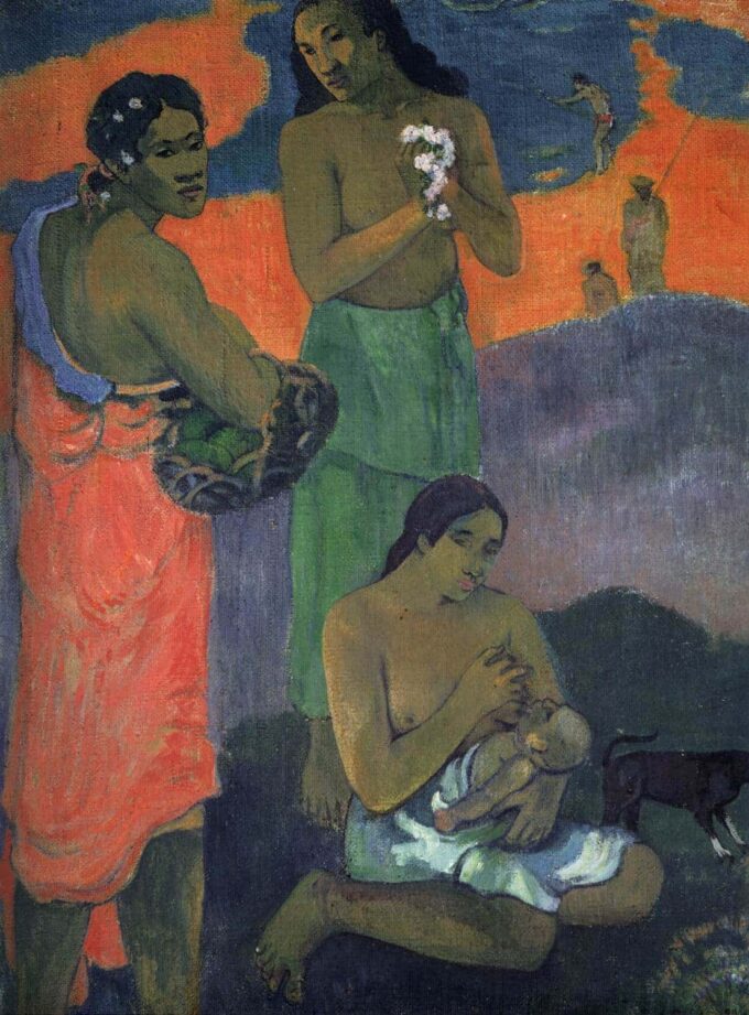 Mujeres al borde del mar (La maternidad) – Paul Gauguin Paul Gauguin 2024-09-20