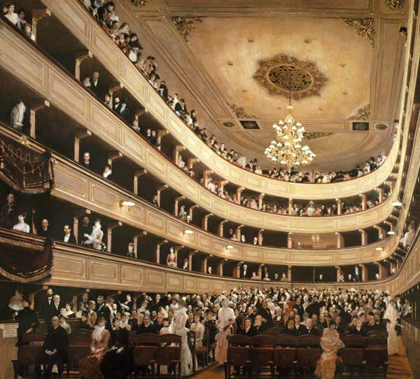 El auditorio del teatro del viejo castillo – Gustav Klimt Gustav Klimt 2024-09-19