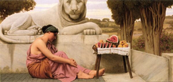 El vendedor de frutas – John William Godward John William Godward 2024-11-21