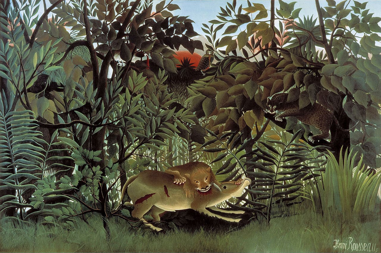 El león hambriento se abalanza sobre el antílope – Henri Rousseau Henri Rousseau 2024-09-20 2