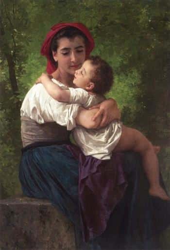 El pequeño abrazo – William Bouguereau William Bouguereau 2024-11-21