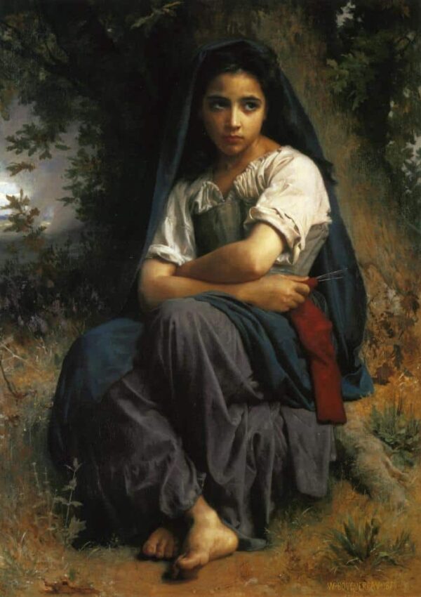 La pequeña tejedora – William Bouguereau William Bouguereau 2024-11-21