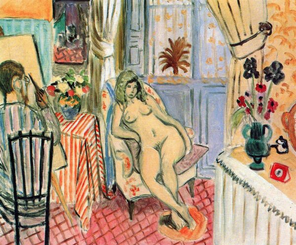 El pintor y su modelo: Estudio interior – Matisse Henri Matisse 2024-11-21