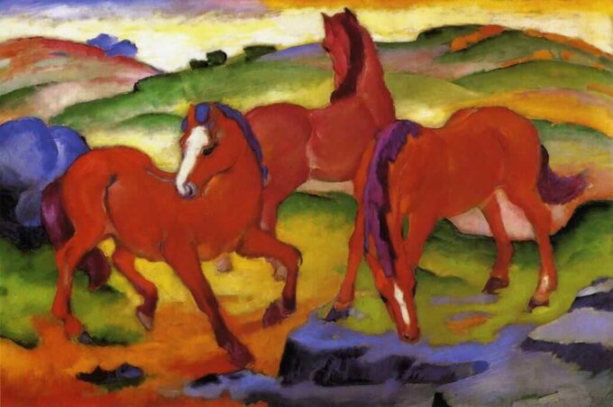 Caballos rojos – Franz Marc Franz Marc 2024-09-19