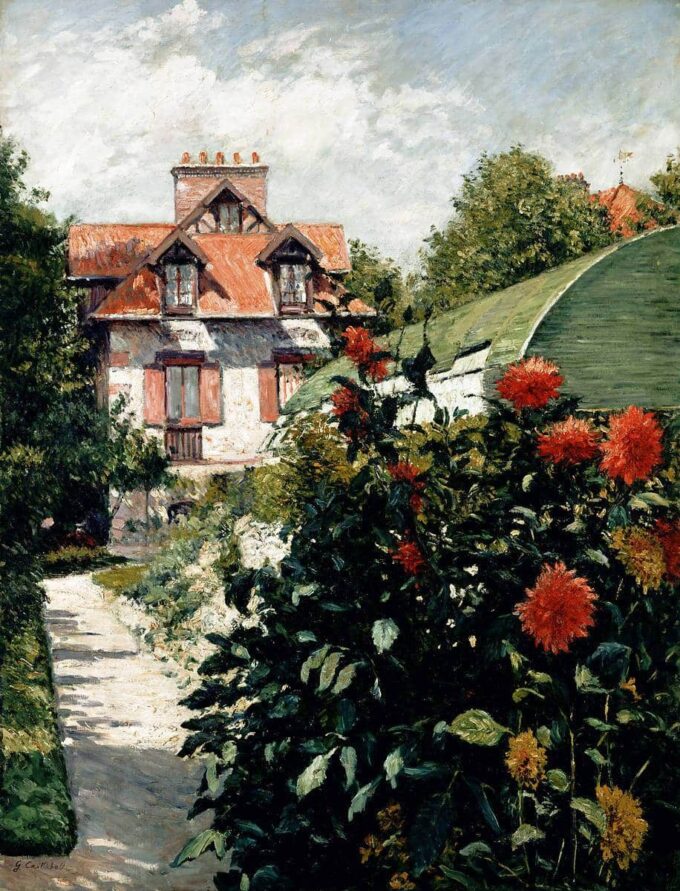 Los Dalias, jardín del Petit Gennevilliers, 1893 – Caillebotte Gustave Caillebotte 2024-09-20