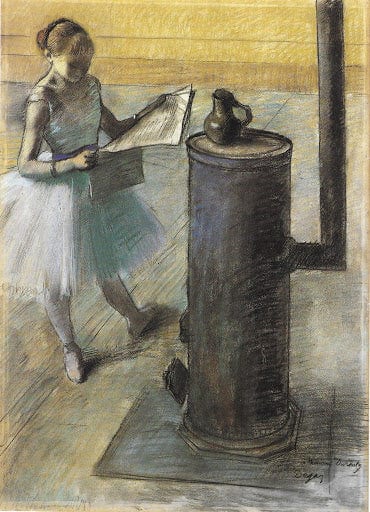 Bailarín leyendo – Edgar Degas Edgar Degas 2024-09-20