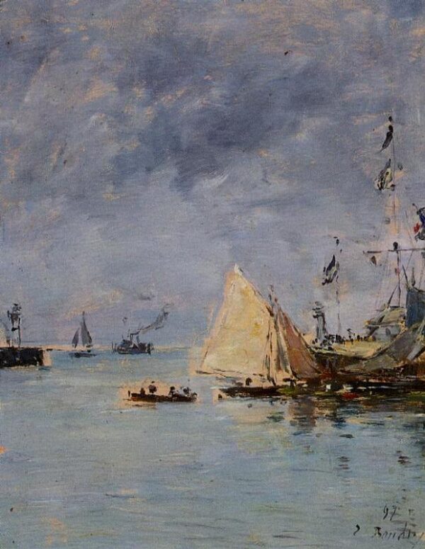 Trouville. La marea alta de los muelles – Eugène Boudin Eugène Boudin 2024-11-21