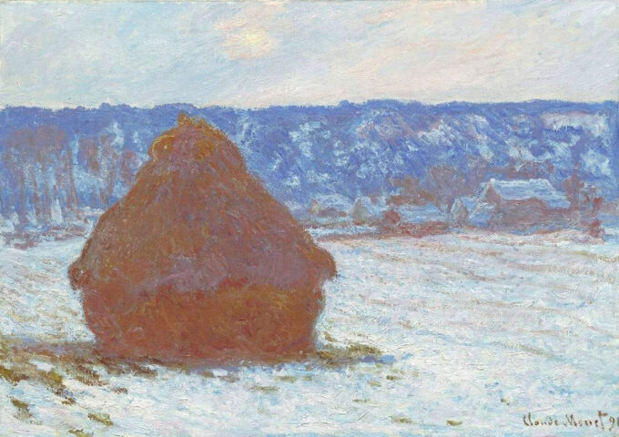 Meule, efecto de nieve, tiempo nublado – Claude Monet Claude Monet 2024-09-19