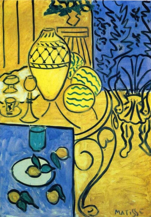 Interior en amarillo y azul – Matisse Henri Matisse 2024-11-21