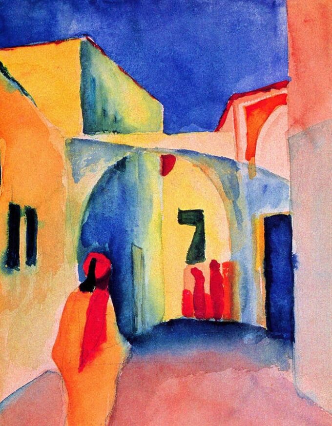 Vista de un callejón – August Macke August Macke 2024-09-20