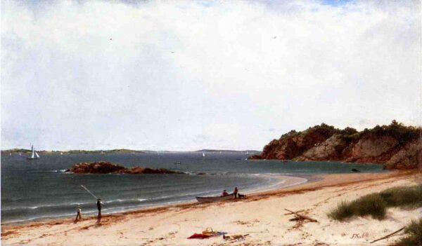 Vista de la playa en Beverly, Massachusetts – John Frederick Kensett John Frederick Kensett 2024-12-19