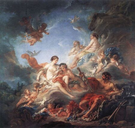 Vulcano presentando armas a Venus para Eneas – François Boucher François Boucher 2024-12-22