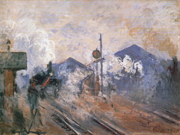 Las salidas de la estación de tren de Saint-Lazare – Claude Monet Claude Monet 2024-11-21