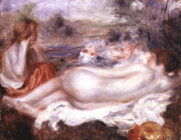 Bañista acostado y una joven peinándose – Pierre-Auguste Renoir Pierre-Auguste Renoir 2024-11-21