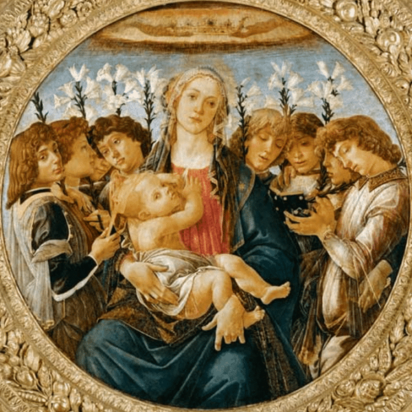 María con el niño y el canto de los ángeles – Sandro Botticelli Sandro Botticelli 2024-11-21