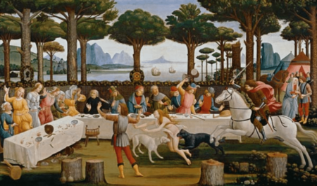 El banquete de Nastagio degli Onesti – Sandro Botticelli Sandro Botticelli 2024-12-22