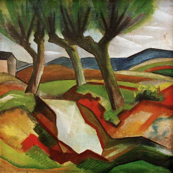 Prados cerca del arroyo – August Macke August Macke 2024-09-20