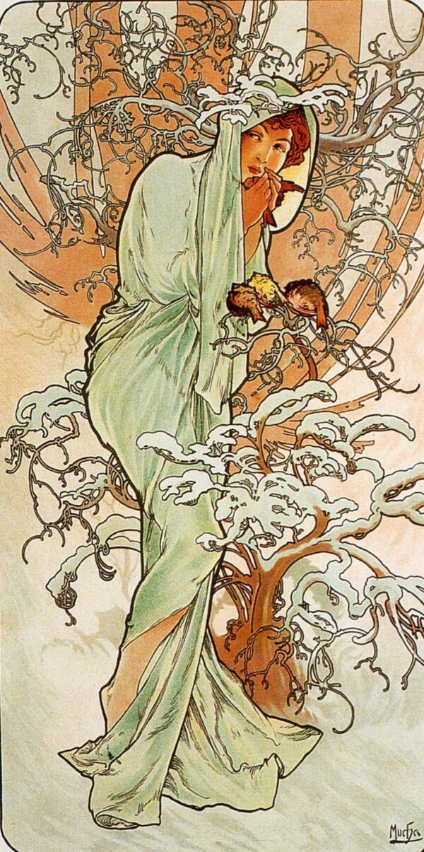 El invierno – Mucha Alfons Mucha 2024-11-21