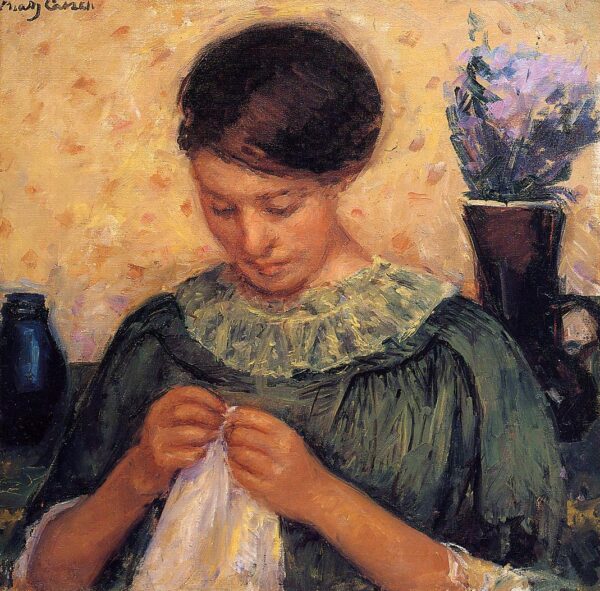 Mujer cosiendo – Mary Cassatt Mary Cassatt 2024-11-21