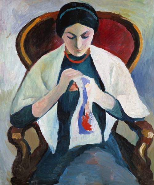 Mujer que cose – August Macke August Macke 2024-09-20 2