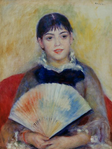 Mujer con un abanico 1880 – Pierre-Auguste Renoir Pierre-Auguste Renoir 2024-09-20