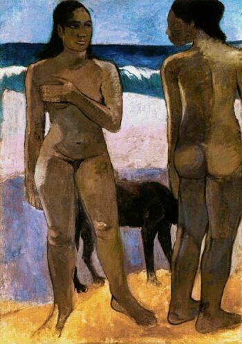 Dos mujeres tahitianas en la playa – Paul Gauguin Paul Gauguin 2024-12-22