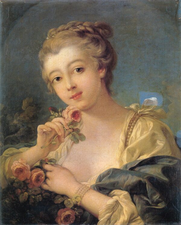 Joven mujer con un ramo de rosas – François Boucher François Boucher 2024-11-21