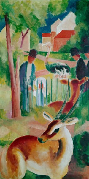 Gran jardín zoológico – August Macke August Macke 2024-09-20