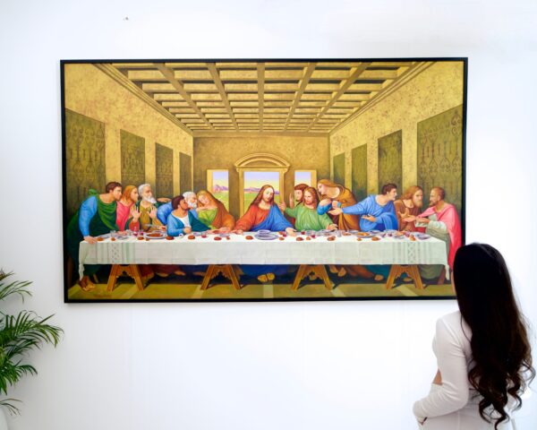 The Last Supper – A Reimagined Leonardo Da Vinci Masterpiece by Master Apollon | – 270 X 160 CM Pintura Original en Venta 2025-02-04