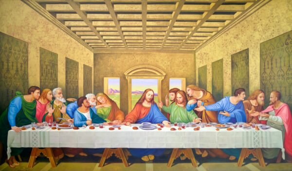 The Last Supper – A Reimagined Leonardo Da Vinci Masterpiece by Master Apollon | – 270 X 160 CM Pintura Original en Venta 2025-02-04 7