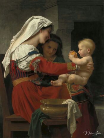 Admiración materna – el baño – William Bouguereau William Bouguereau 2025-05-09