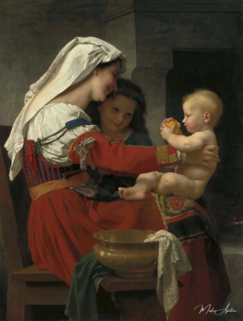 Admiración materna – el baño – William Bouguereau William Bouguereau 2025-05-09 2