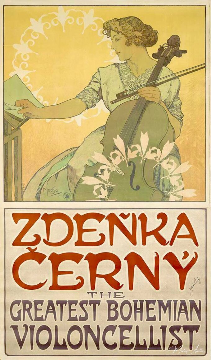 Cartel Zdenka Cerny – Mucha Alfons Mucha 2025-03-15