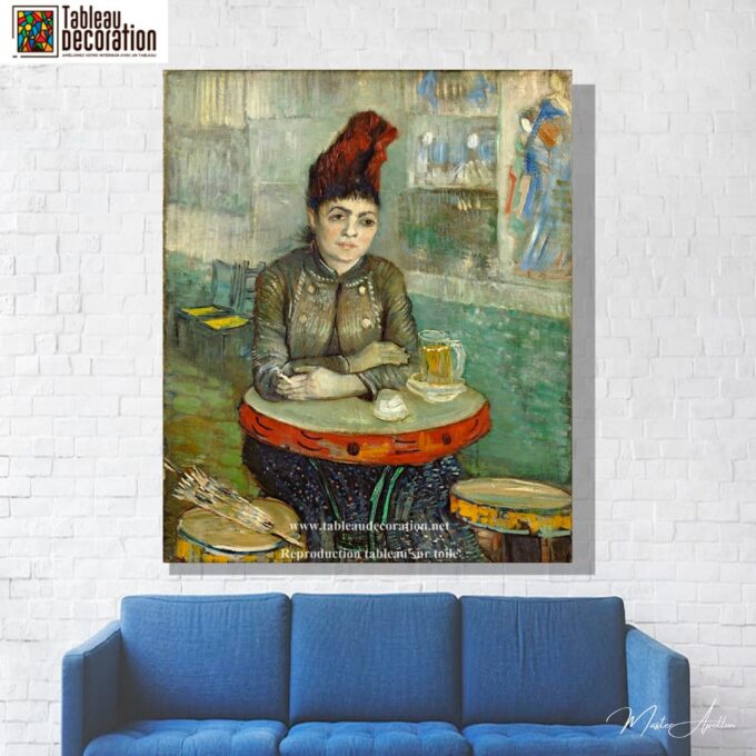 Agostina Segatori sentada en el café del Tambourin – Van Gogh Vincent Van Gogh 2025-05-03 3