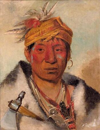 Ah-yaw-ne-tak-oár-ron, un guerrero – George Catlin George Catlin 2025-05-09