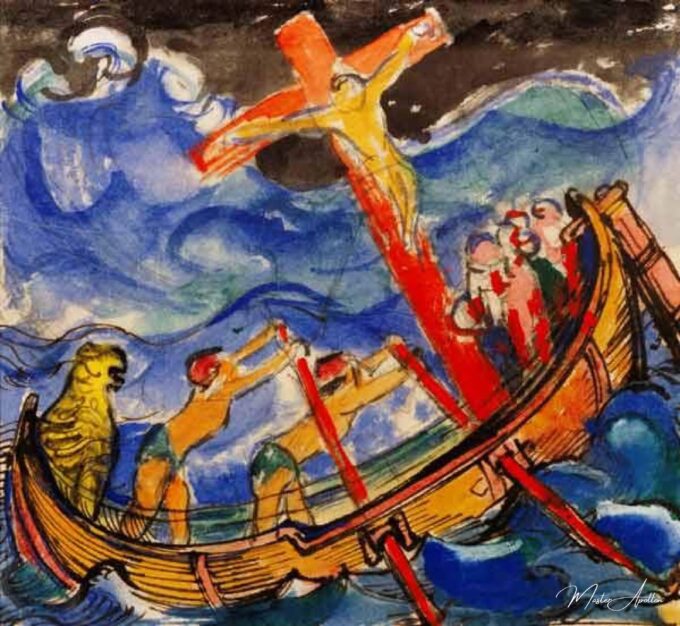 Ir hacia la tormenta. 1913. Acuarela – Franz Marc Franz Marc 2025-05-20