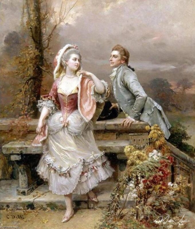 Amorosos en un jardín – Cesare-Auguste Detti Cesare-Auguste Detti 2025-05-09