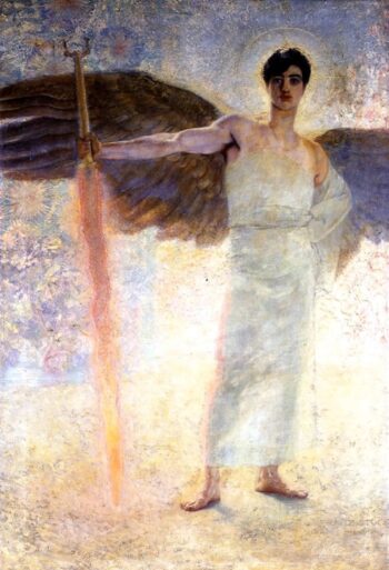 Ángel con la espada llameante – Franz von Stuck Franz von Stuck 2025-03-15