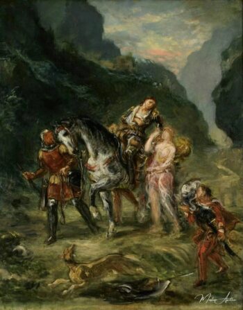 Ángela y el herido Medoro – Eugène Delacroix Eugène Delacroix 2025-05-10