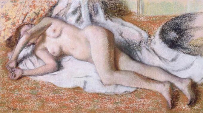 Después del baño o, Desnudo acostado – Edgar Degas Edgar Degas 2025-04-27 2