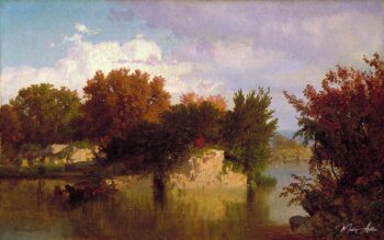 Árboles a lo largo de un arroyo en otoño – William Trost Richards William Trost Richards 2025-05-10