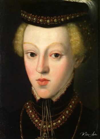 Archiduquesa Johanna, gran duquesa de Toscana a la edad de 9 – 10 años aproximadamente, foto de pecho – Arcimboldo Giuseppe Arcimboldo 2025-05-10